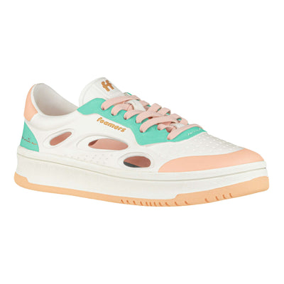 FOAMERS SNEAKERS R09 WHITE-PINK-AQUA