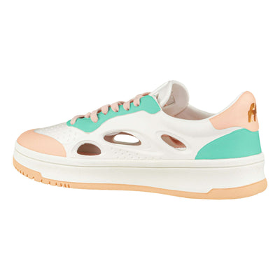 FOAMERS SNEAKERS R09 WHITE-PINK-AQUA