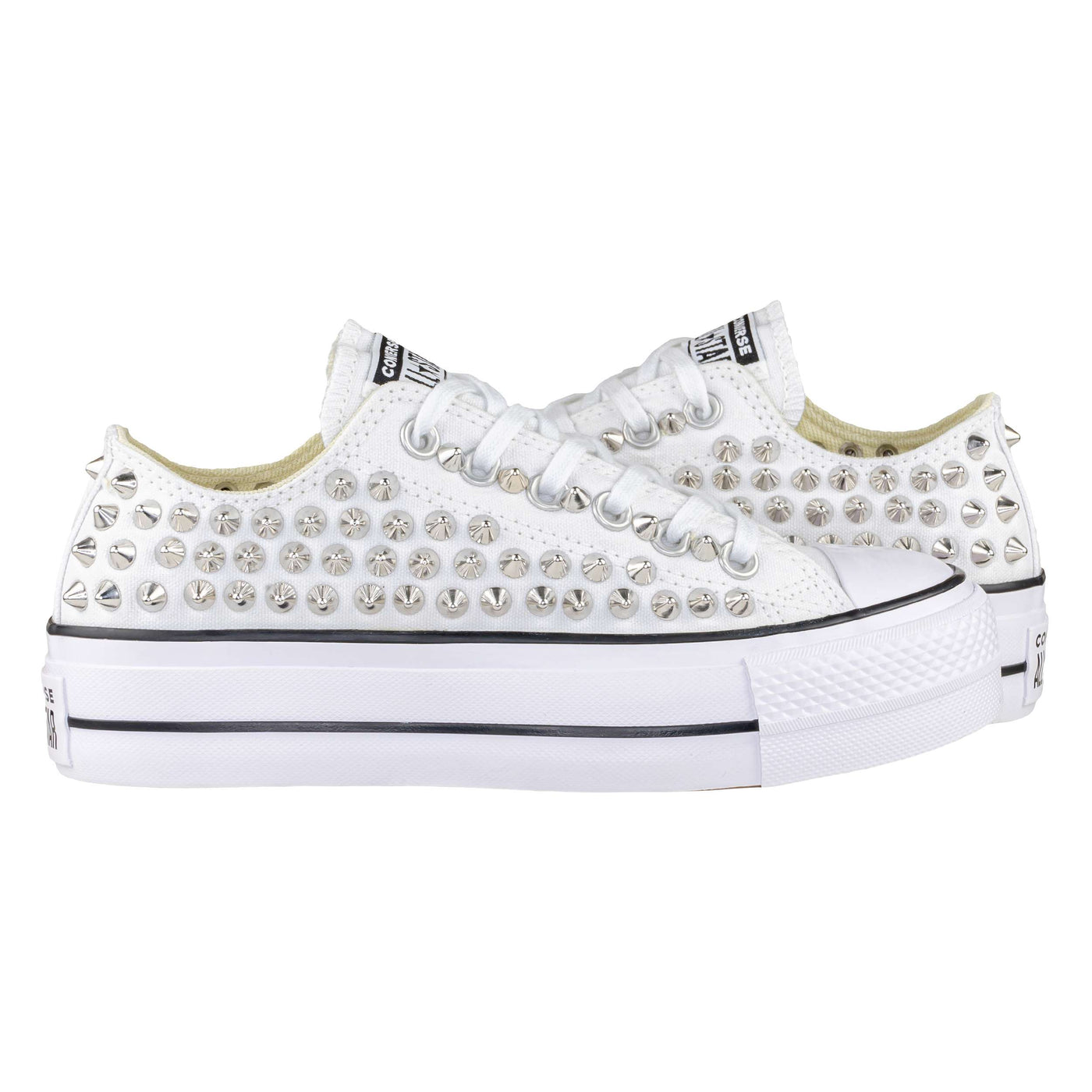 CONVERSE PLATFORM PERSONALIZZATE BIANCA ALGERI
