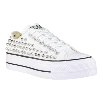 CONVERSE PLATFORM PERSONALIZZATE BIANCA ALGERI