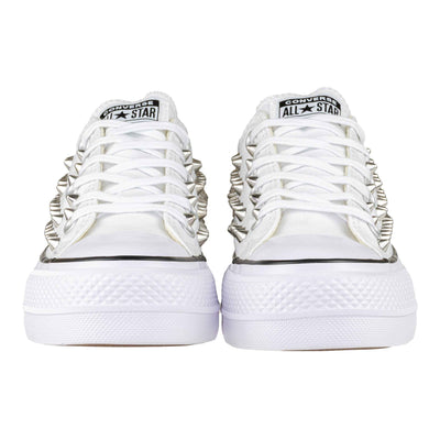 CONVERSE PLATFORM PERSONALIZZATE BIANCA ALGERI