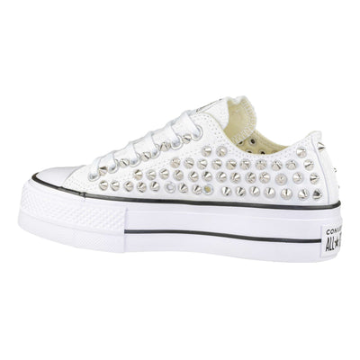CONVERSE PLATFORM PERSONALIZZATE BIANCA ALGERI