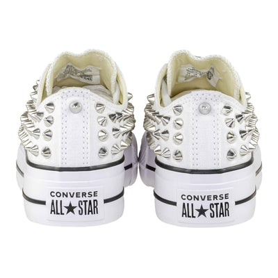 CONVERSE PLATFORM PERSONALIZZATE BIANCA ALGERI