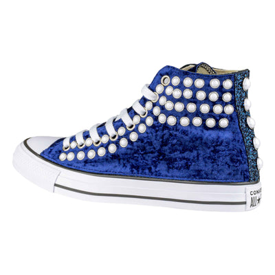 CONVERSE PERSONALIZZATE BLU ABIGAIL