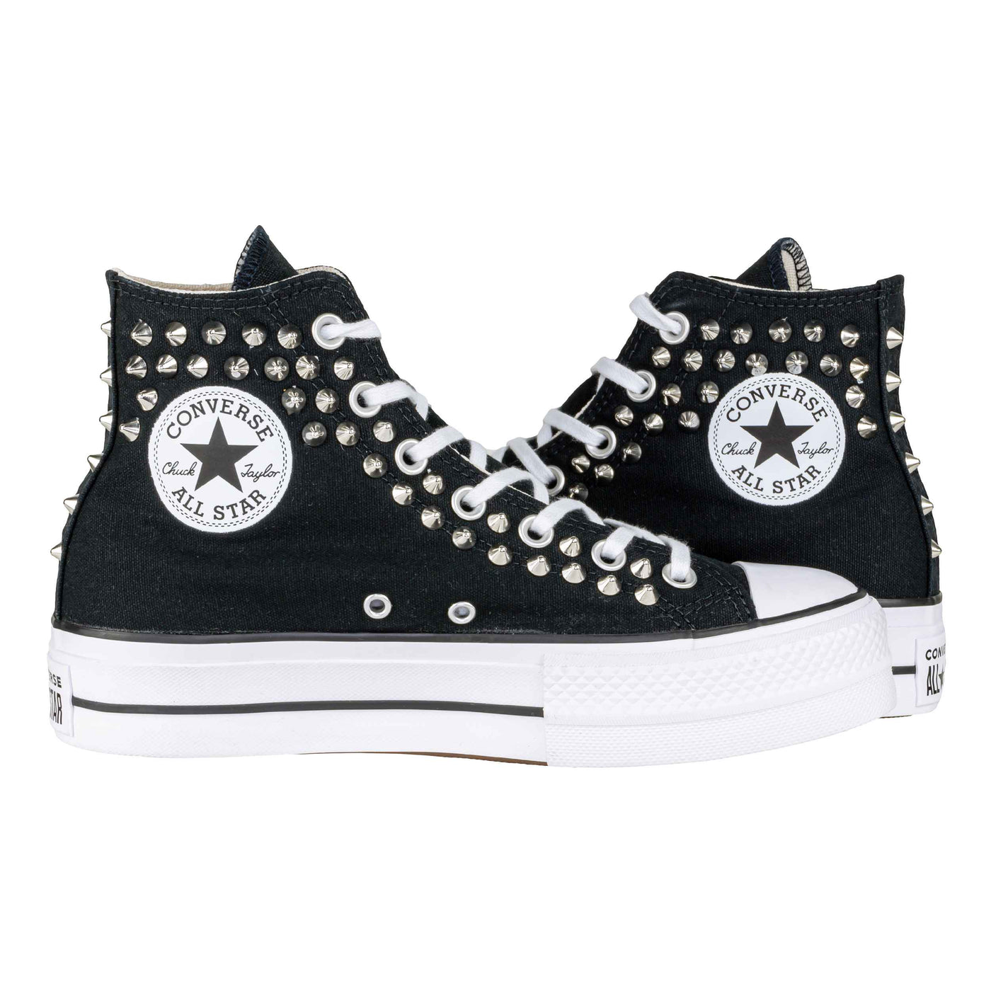 CONVERSE PLATFORM PERSONALIZZATE NERA ANTARES