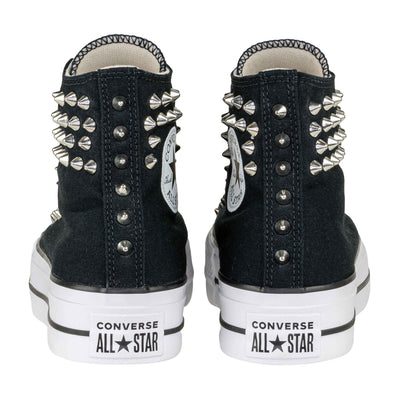 CONVERSE PLATFORM PERSONALIZZATE NERA ANTARES