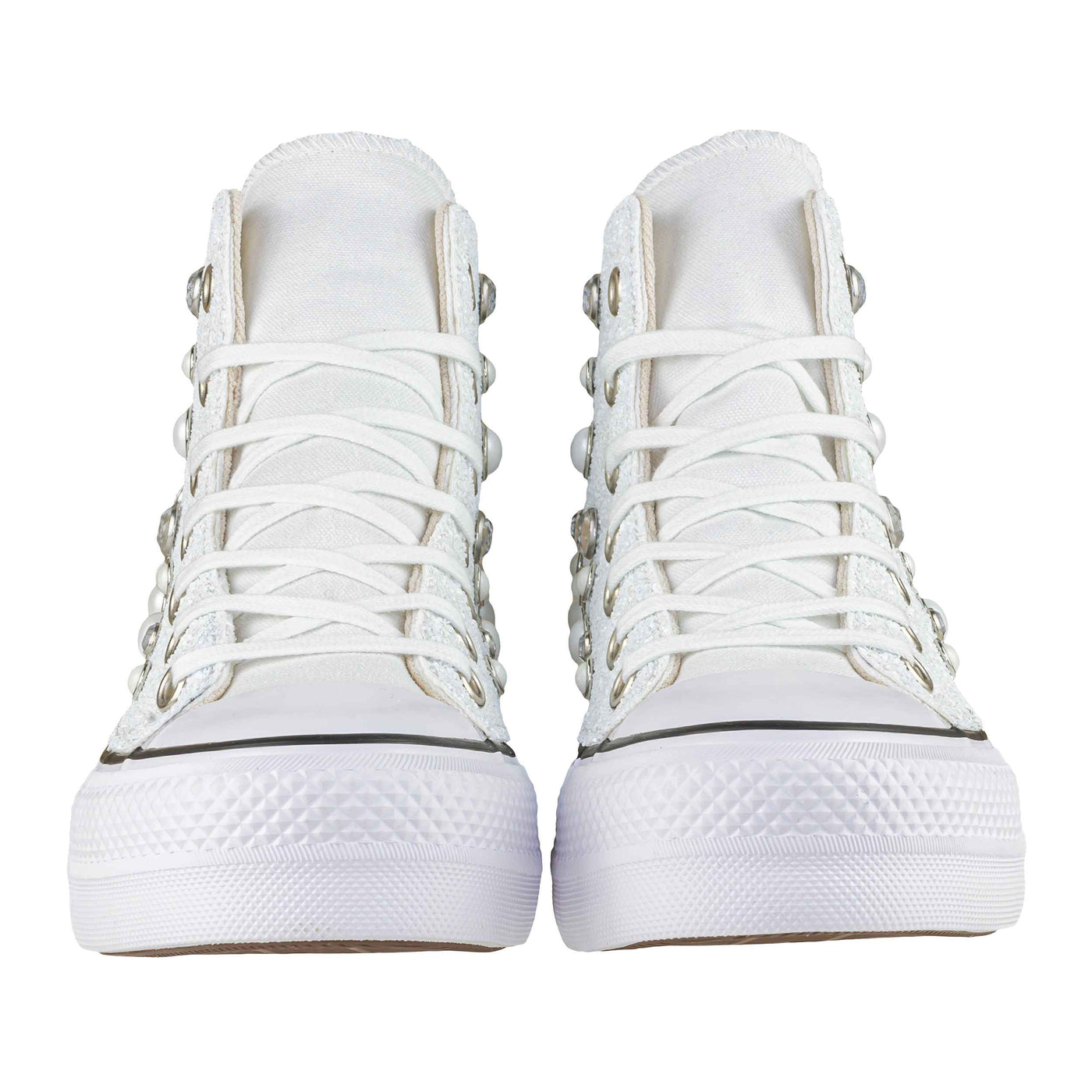 CONVERSE PLATFORM PERSONALIZZATE BIANCA ASTRO