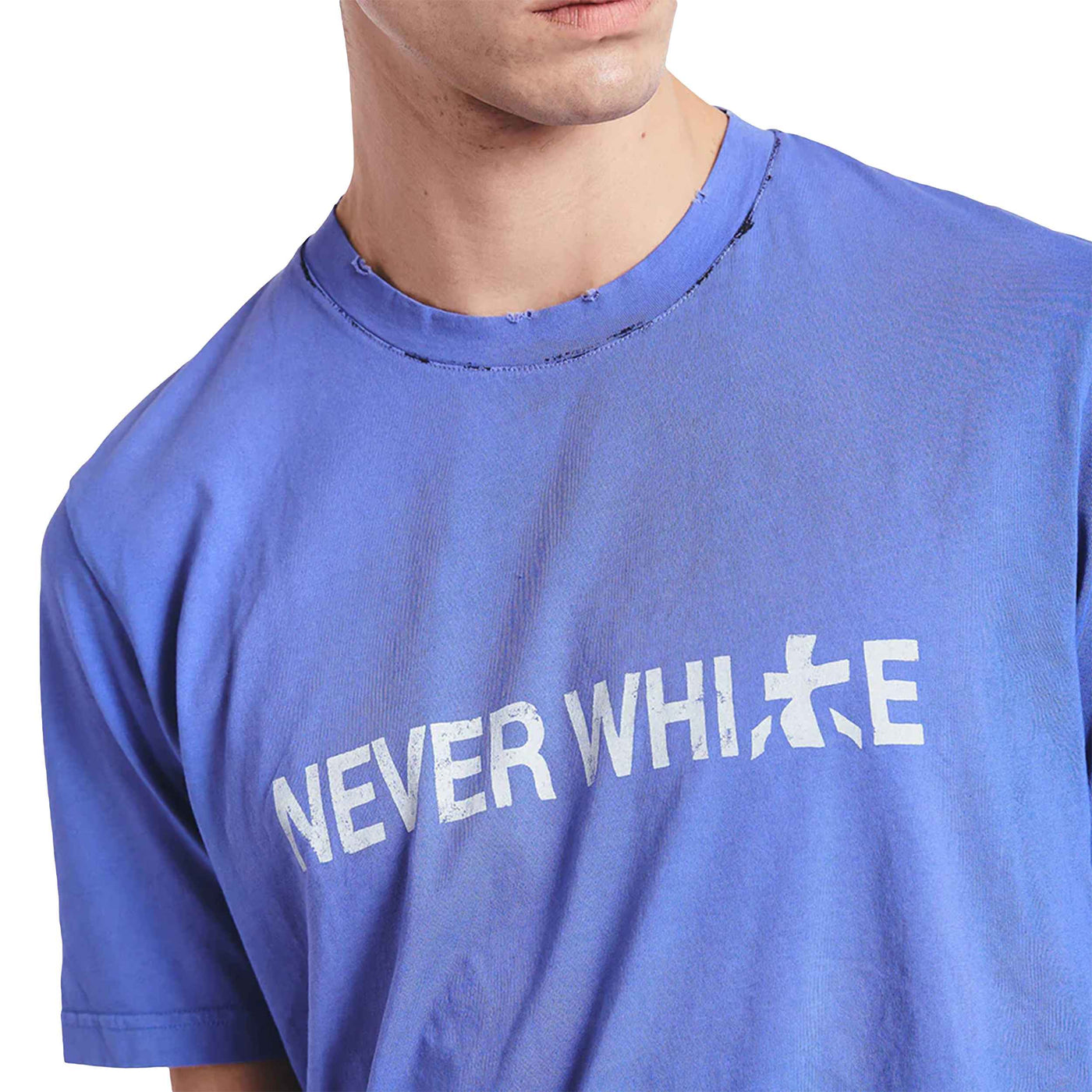 PREMIATA T-SHIRT ATHENS U NEVERWHITE BLUE