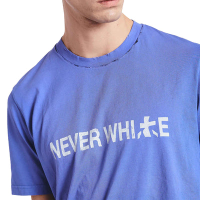 PREMIATA T-SHIRT ATHENS U NEVERWHITE BLUE