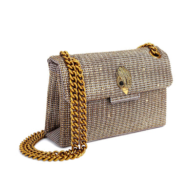 KURT GEIGER LONDON MINI FABRIC KENSINGTON BAG