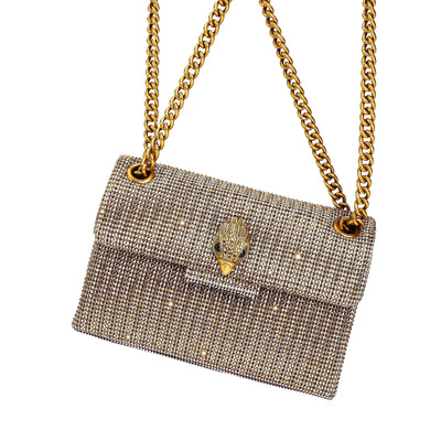 KURT GEIGER LONDON MINI FABRIC KENSINGTON BAG