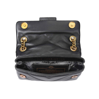 KURT GEIGER LONDON MINI LEATHER KENSINGTON X BLACK/COMB BAG