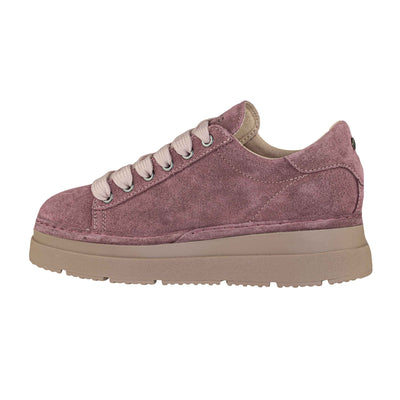 PANCHIC P89 LACE-UP SHOE BROWN ROSE-POWDER PINK
