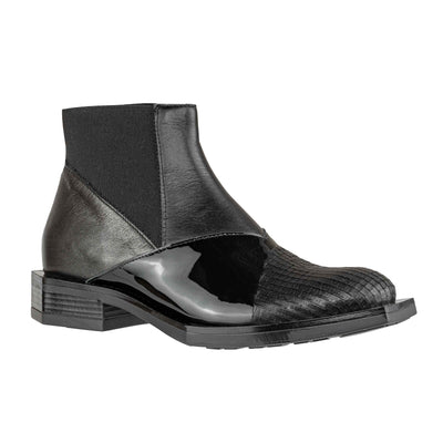 LE BOHEMIEN K54 STIVALETTO VERNICE NERO