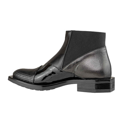 LE BOHEMIEN K54 STIVALETTO VERNICE NERO