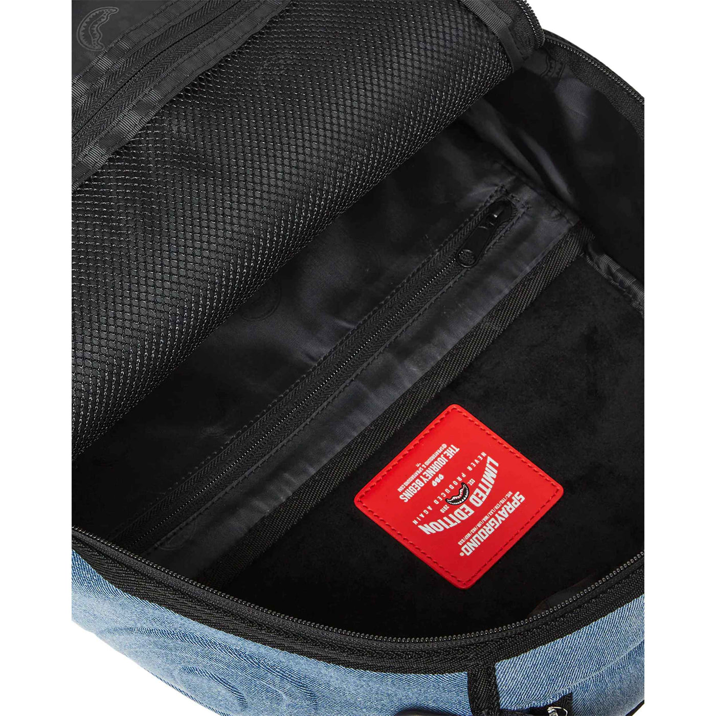 SPRAYGROUND STONE WASHED SHARK BACKPACK