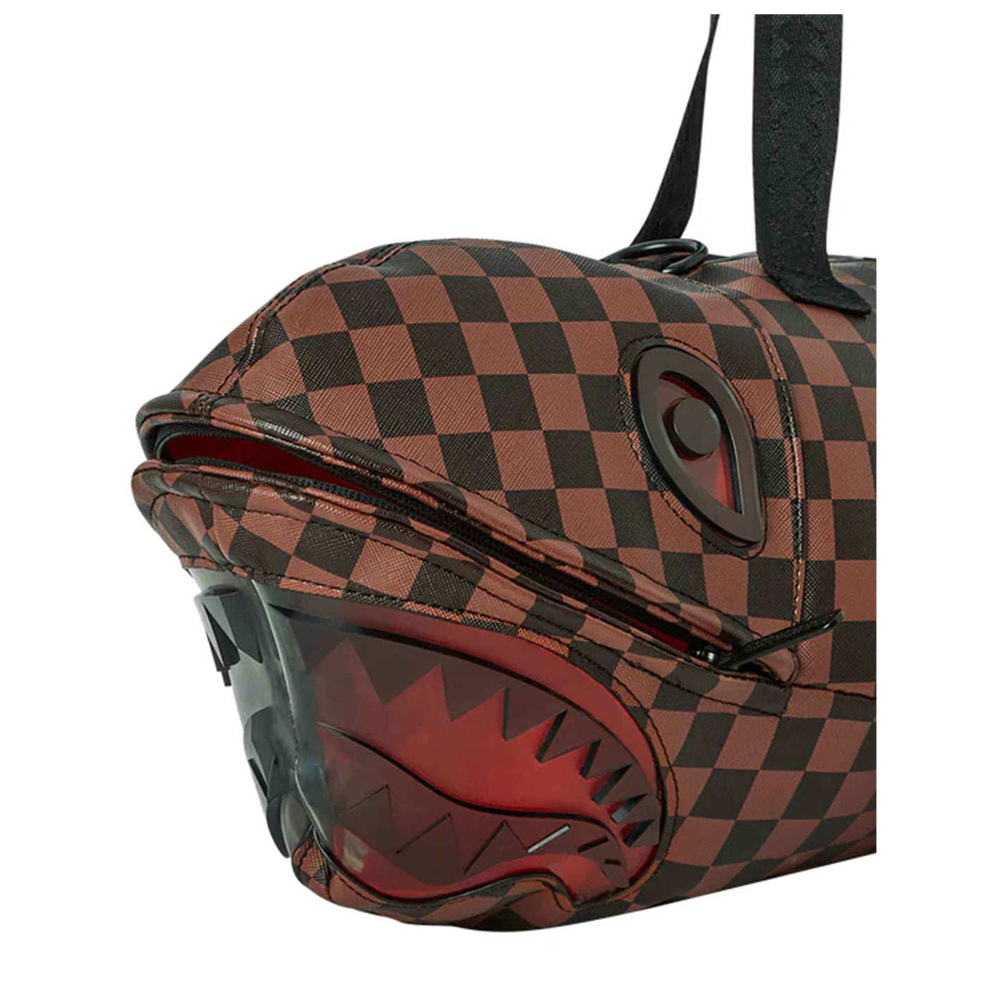SPRAYGROUND SIP CLEAR SM EYES SHARK-SHAPED-DUFFLE