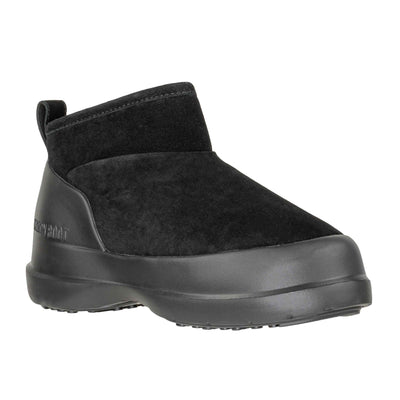 MOON BOOT LUNA LOW BOOT SUEDE BLACK