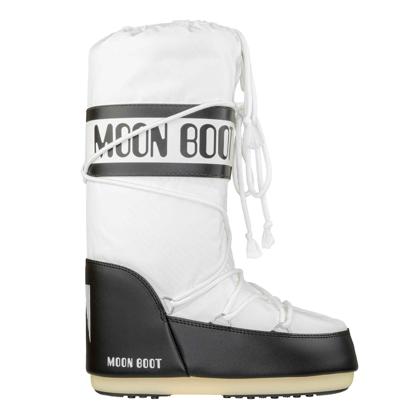 MOON BOOT ICON NYLON BLACK/WHITE