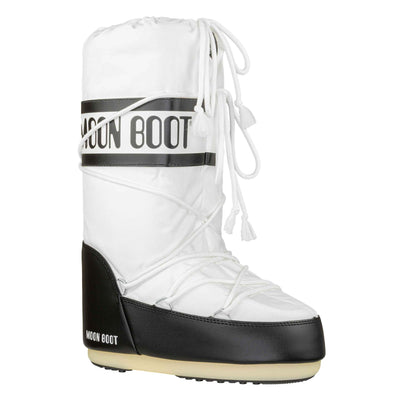 MOON BOOT ICON NYLON BLACK/WHITE