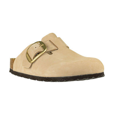 BIRKENSTOCK 1028052 BOSTON BIG BUCKLE SANDCASTLE NARROW FIT