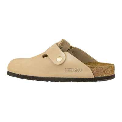 BIRKENSTOCK 1028052 BOSTON BIG BUCKLE SANDCASTLE NARROW FIT