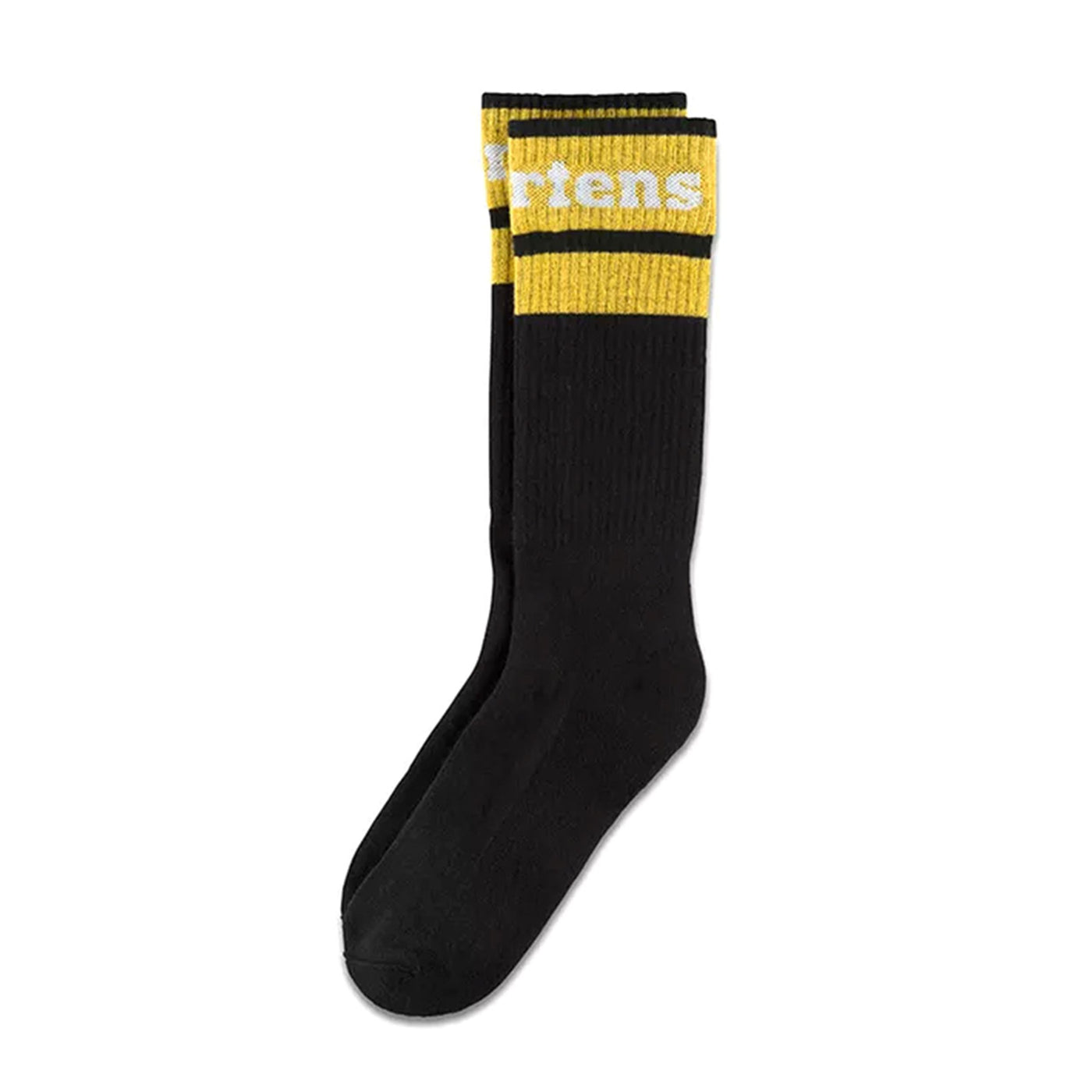 DR. MARTENS CALZINI ATHLETIC LOGO BLACK YELLOW S/M
