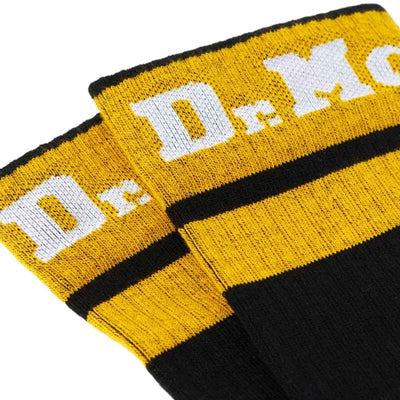 DR. MARTENS CALZINI ATHLETIC LOGO BLACK YELLOW S/M