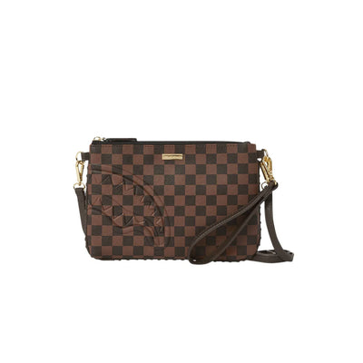 SPRAYGROUND CORE EMBOSS CHECK POUCHETTE