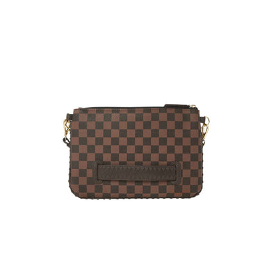 SPRAYGROUND CORE EMBOSS CHECK POUCHETTE