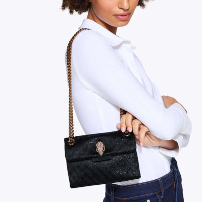 KURT GEIGER LONDON MINI FABRIC KENSINGTON BAG