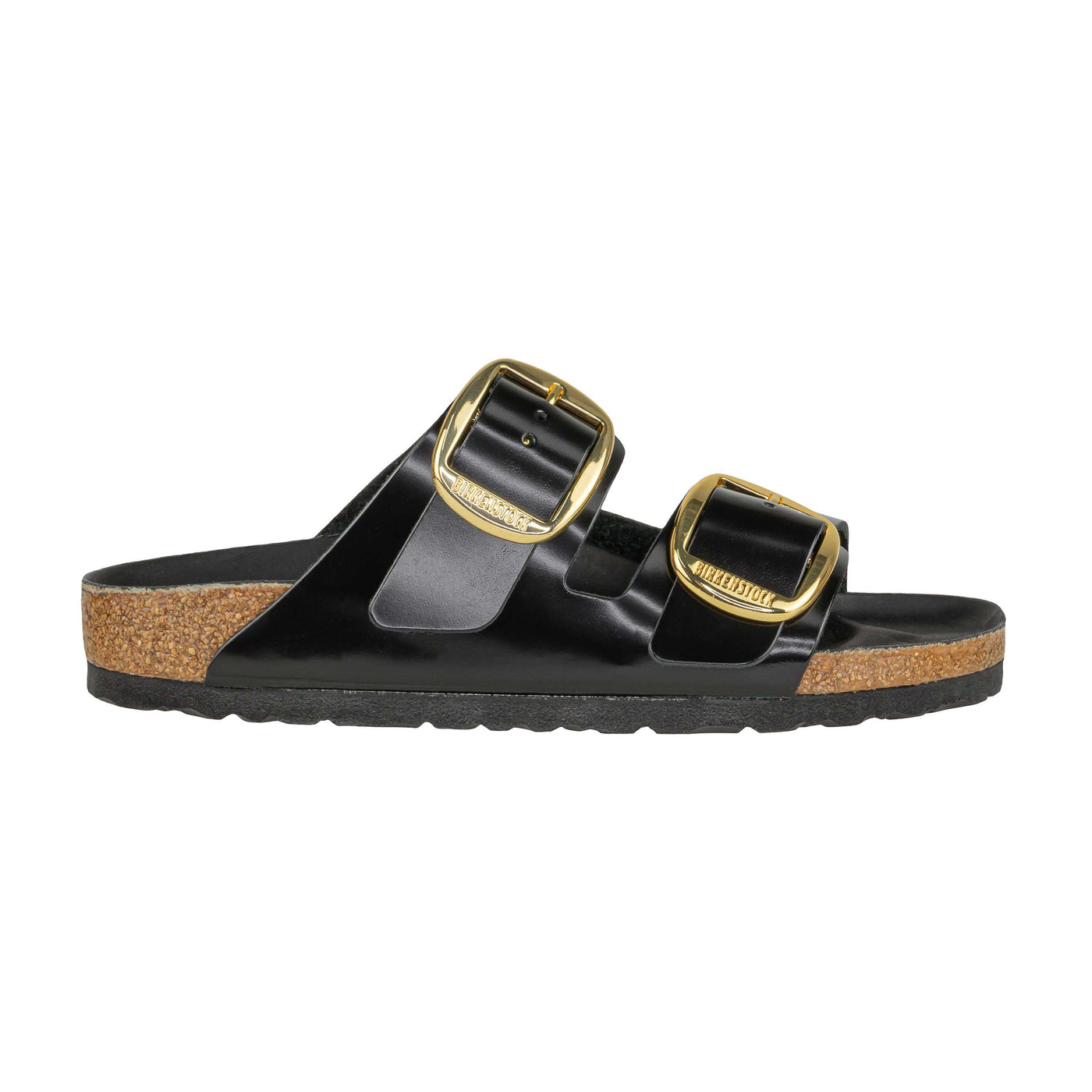 BIRKENSTOCK 1021476 ARIZONA BIG BUCKLE SHINE BLACK NARROW FIT