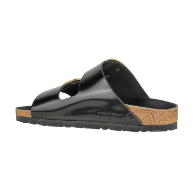 BIRKENSTOCK 1021476 ARIZONA BIG BUCKLE SHINE BLACK NARROW FIT