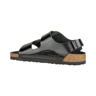 BIRKENSTOCK 1024211 MILANO BIG BUCKLE HIGH-SHINE BLACK NARROW FIT