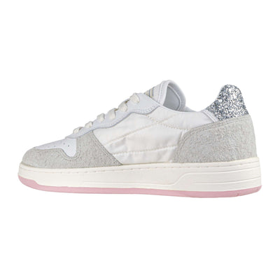 D.A.T.E. COURT SHINY WHITE-FUXIA