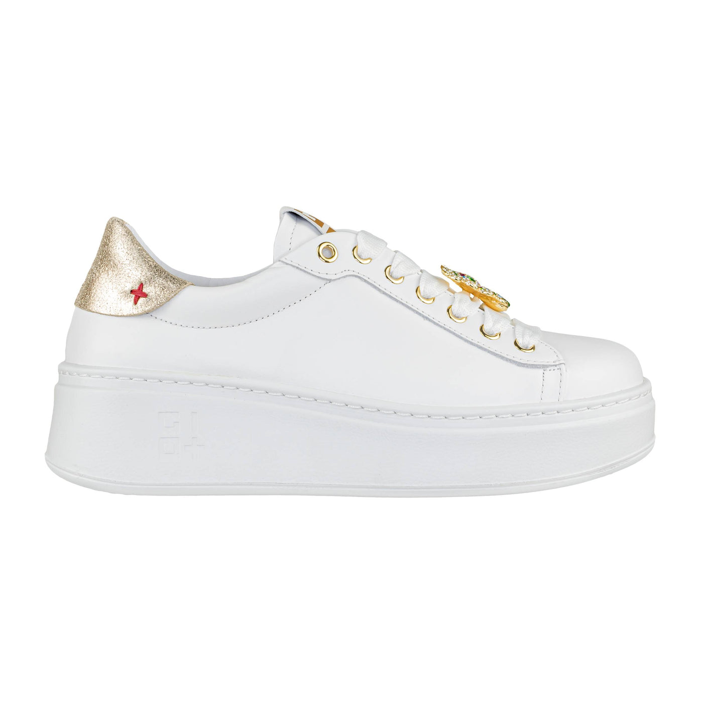 GIO+ SNEAKERS PIA304C COMBI WHITE/PLATINO