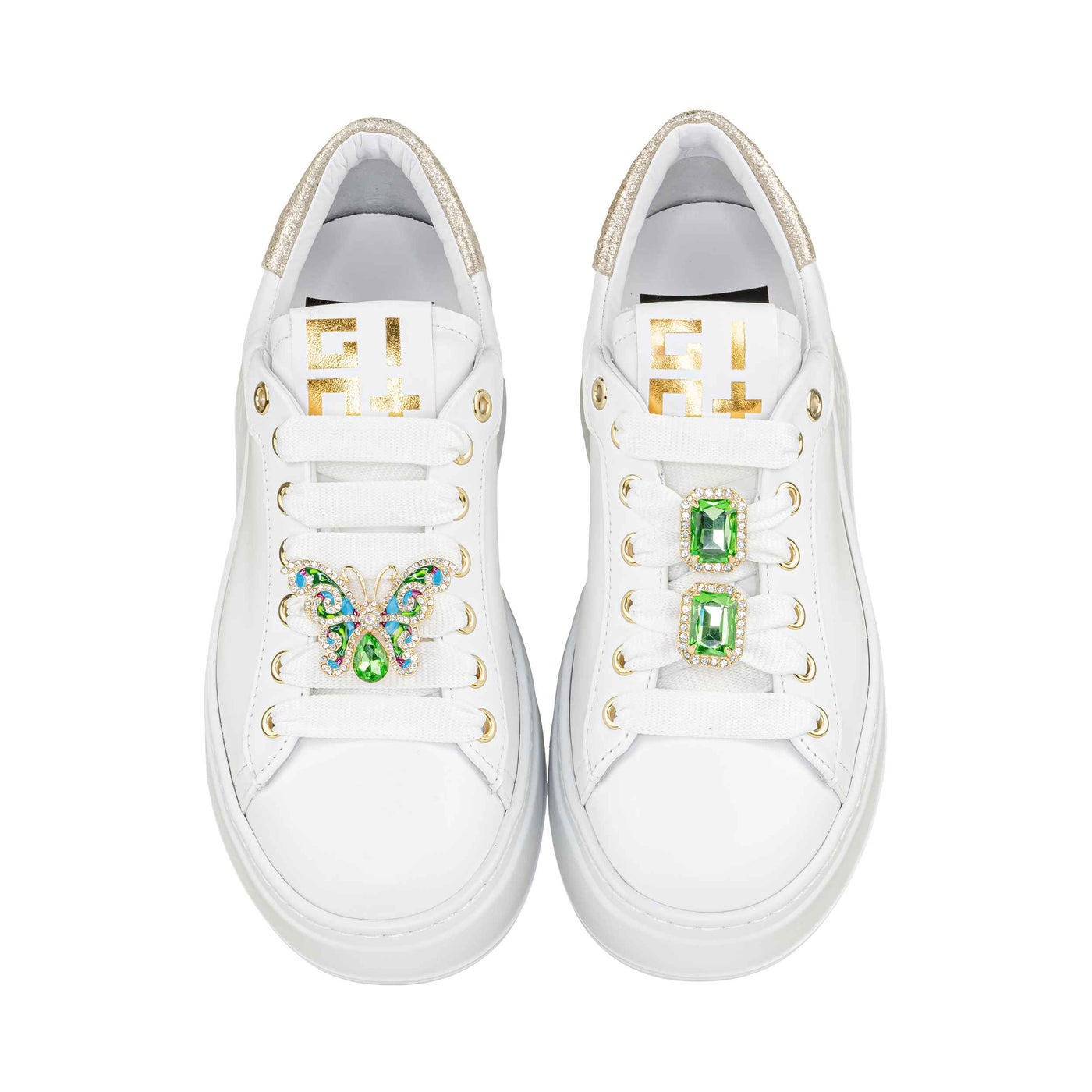 GIO+ SNEAKERS PIA304C COMBI WHITE/PLATINO