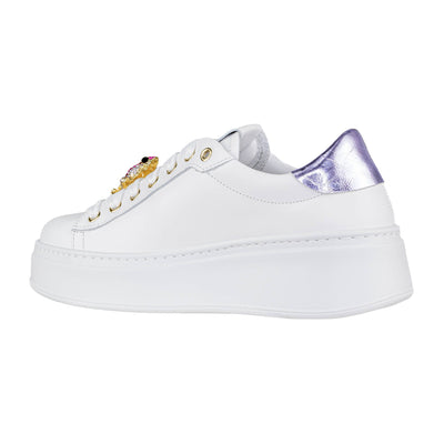 GIO+ SNEAKERS PIA306A COMBI WHITE/LILLA