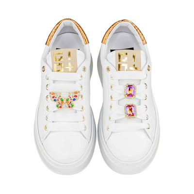 GIO+ SNEAKERS PIA316A COMBI FARFA ARANCIA