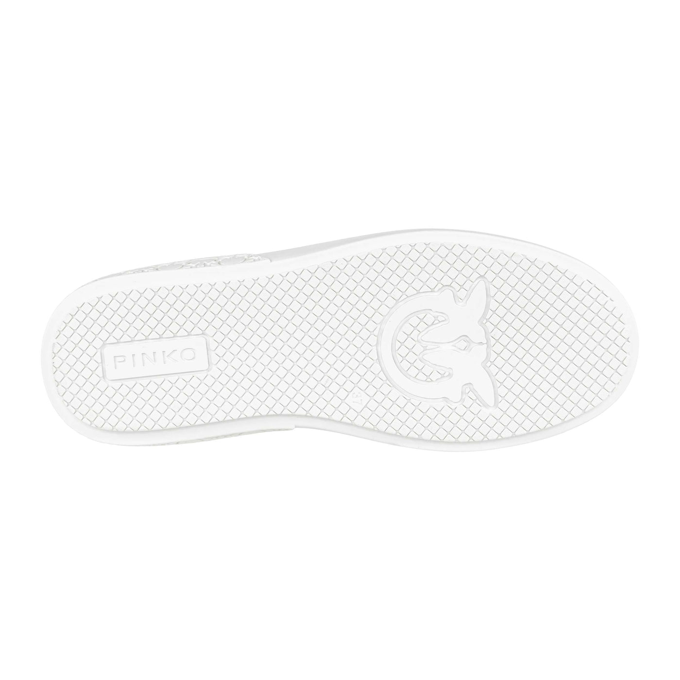 PINKO YOKO 12 SNEAKER CALF LEATHER MILK