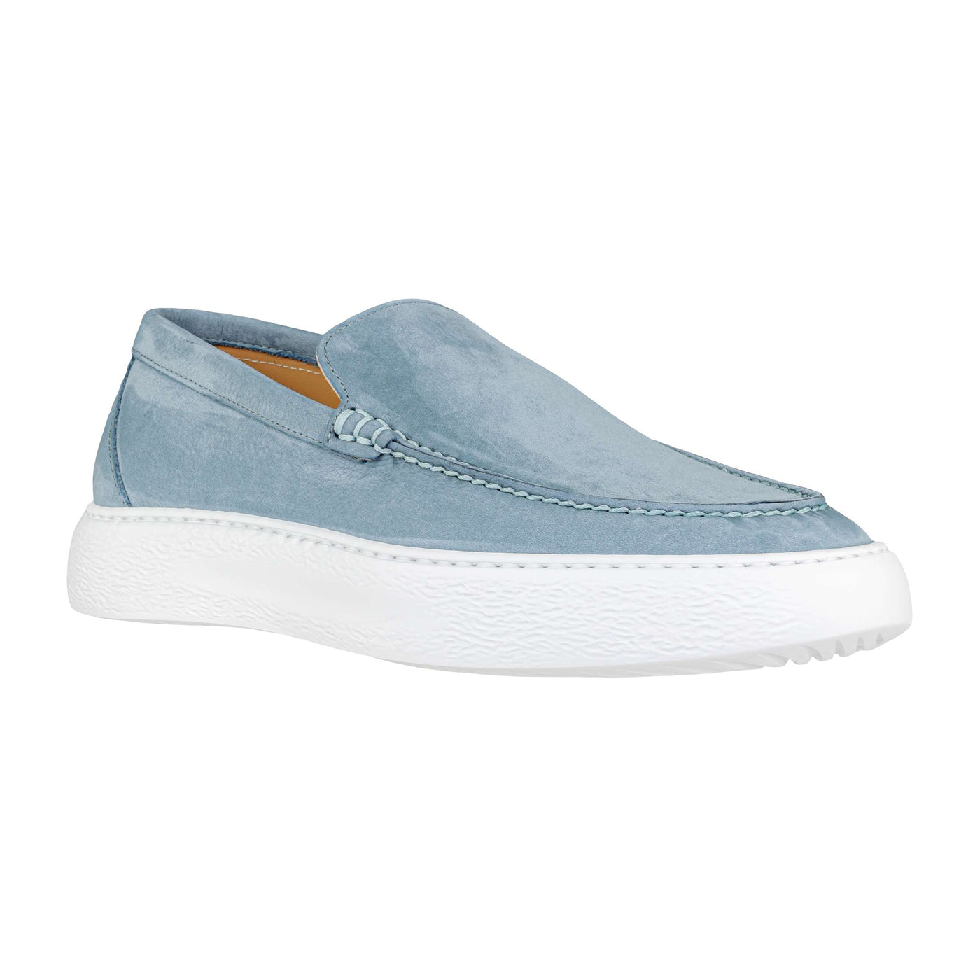 STOKTON CHRIS-SS25 MOCASSINO NABUK DENIM