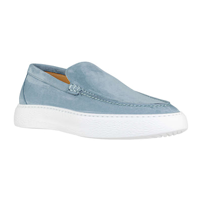 STOKTON CHRIS-SS25 MOCASSINO NABUK DENIM