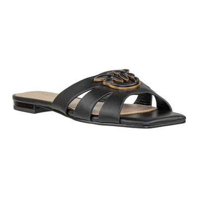 PINKO MARLI 09 SANDALO NAPPA BLACK