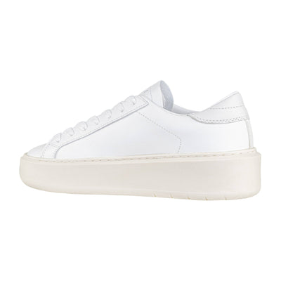 D.A.T.E. HILL LOW PLATFORM CALF WHITE