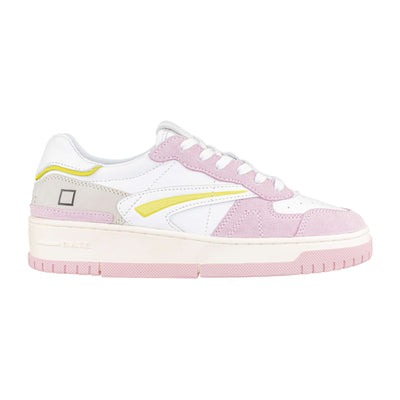 D.A.T.E. TORNEO PURE COLORED WHITE-PINK