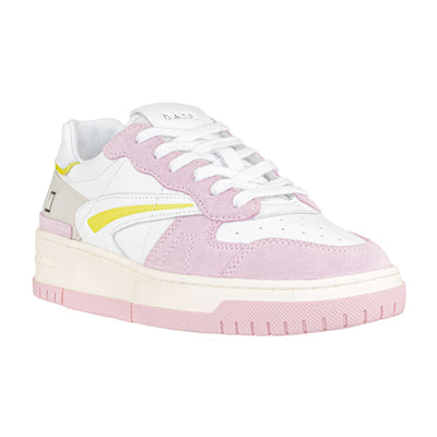 D.A.T.E. TORNEO PURE COLORED WHITE-PINK