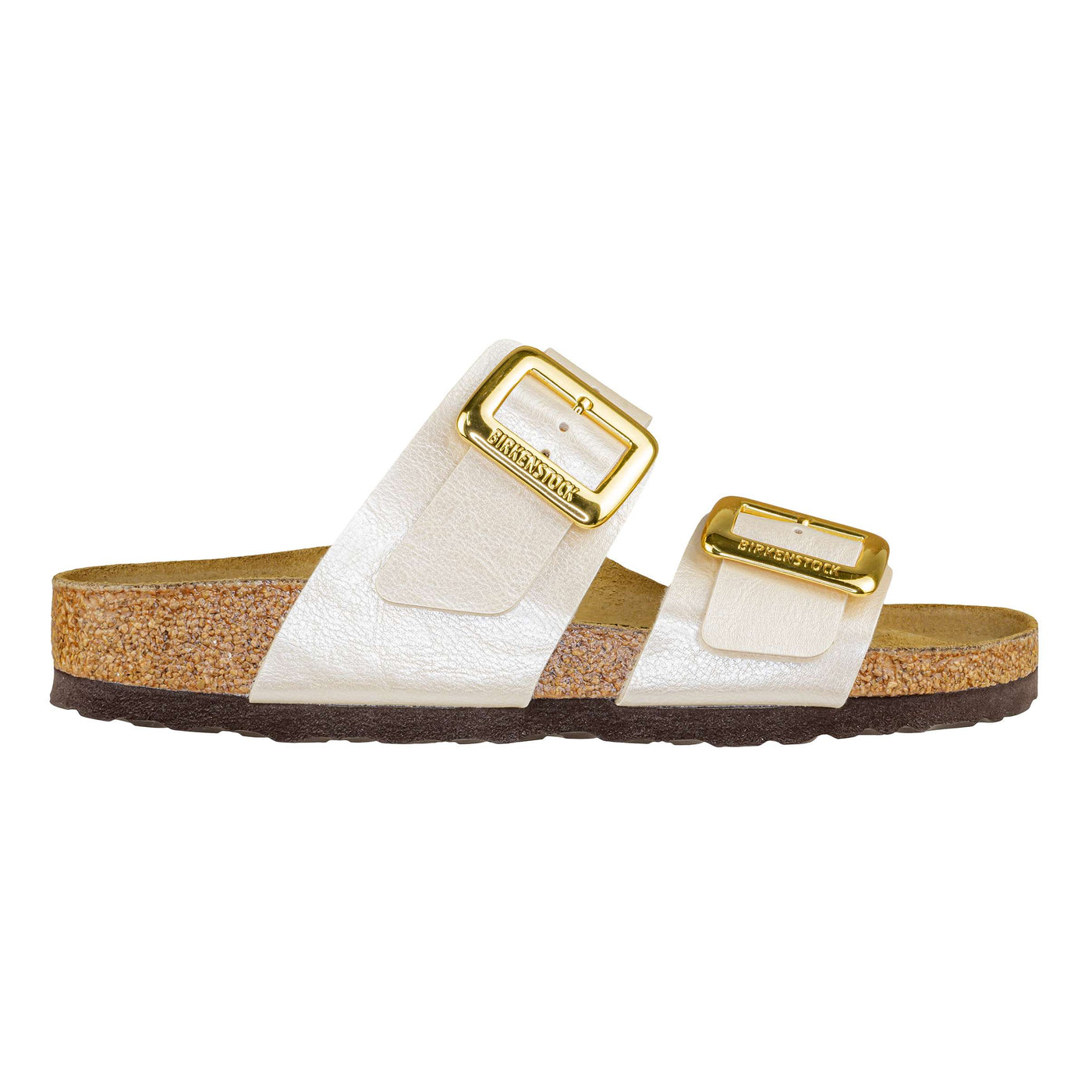 BIRKENSTOCK 1029492 SYDNEY CUSHION BUCKLE GRACEFUL PEARL WHITE NARROW FIT