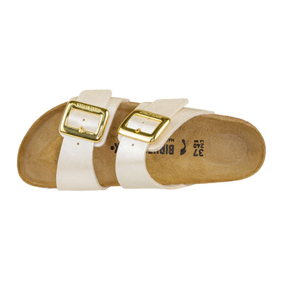 BIRKENSTOCK 1029492 SYDNEY CUSHION BUCKLE GRACEFUL PEARL WHITE NARROW FIT