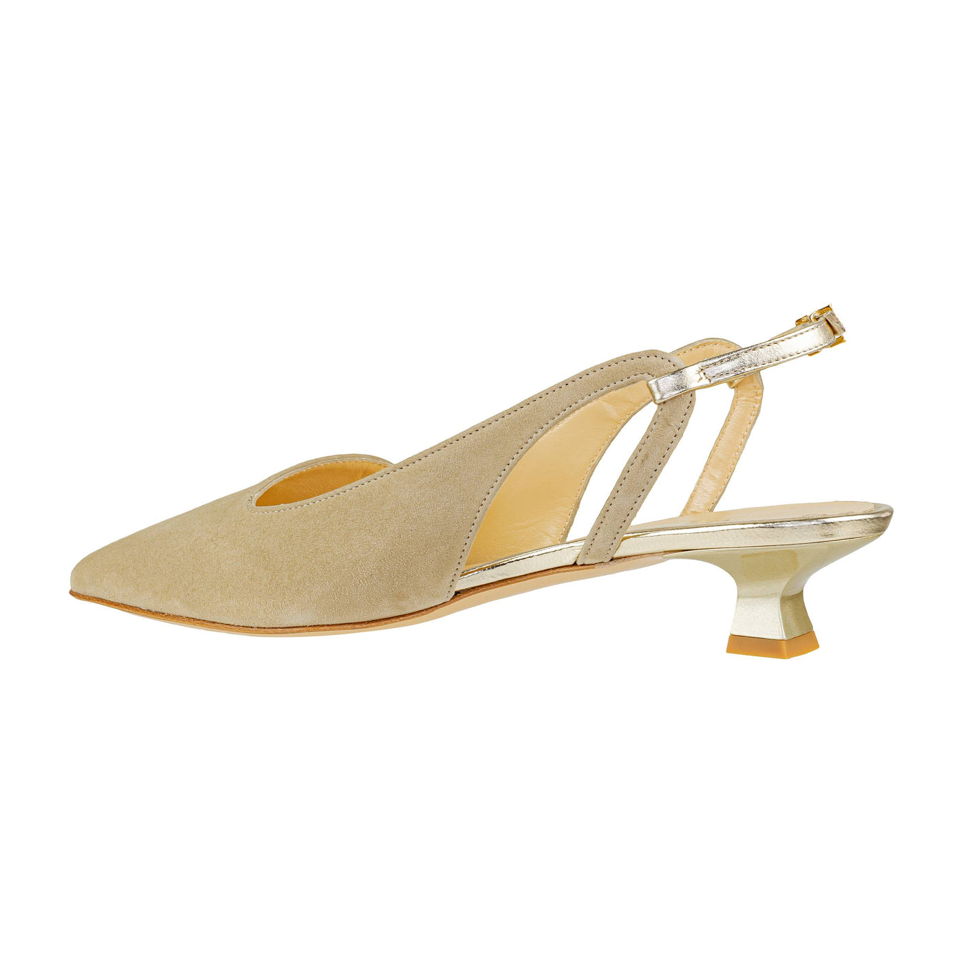 ISABELLE PARIS IS534 SLINGBACK CAMOSCIO BEIGE