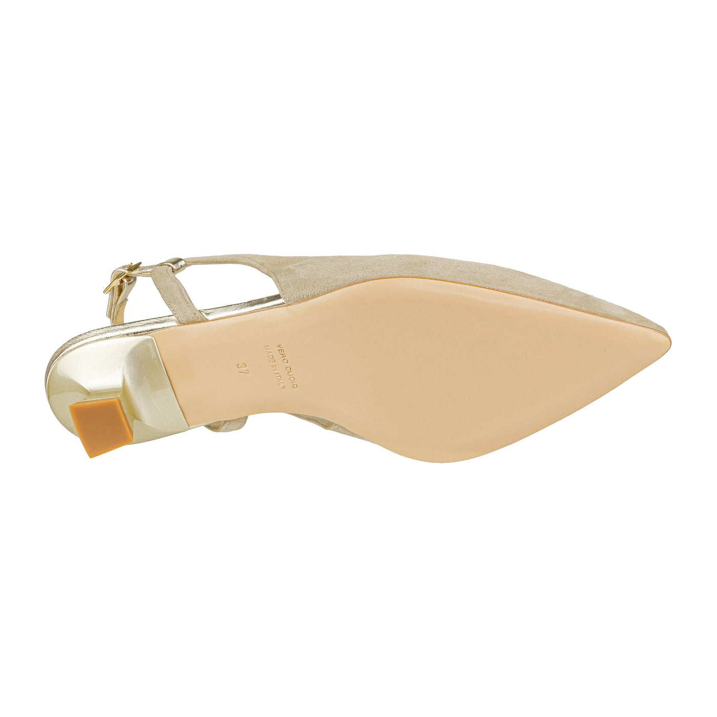 ISABELLE PARIS IS534 SLINGBACK CAMOSCIO BEIGE